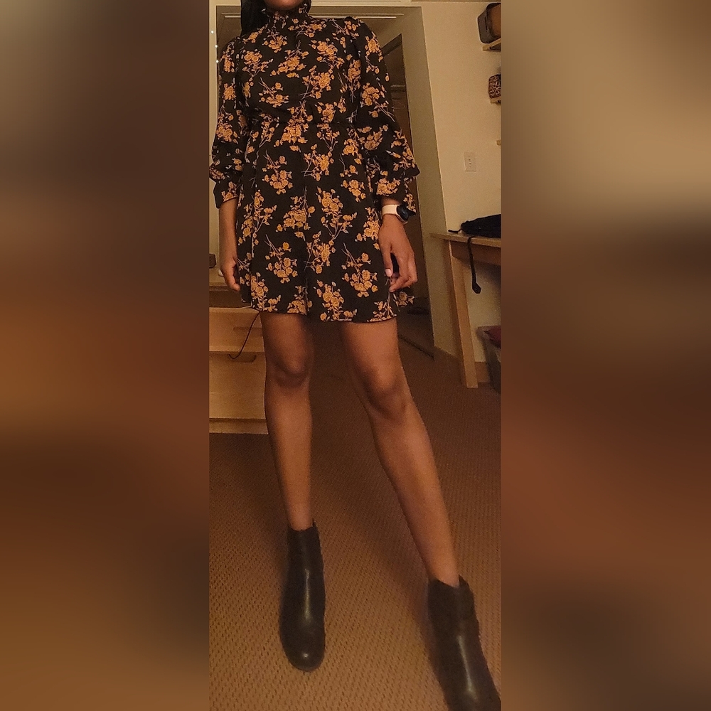 High Neck Dress